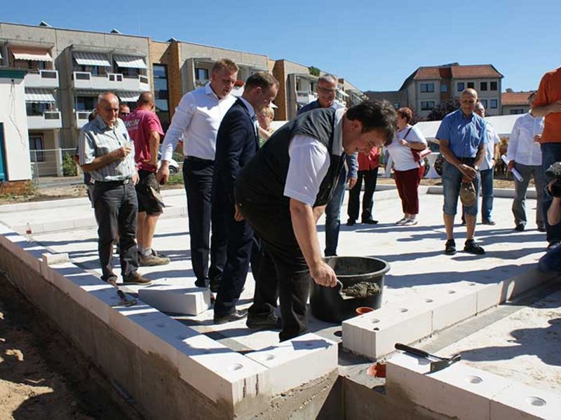 Neuwoba Grundsteinlegung Mühlenholz - Bild 9