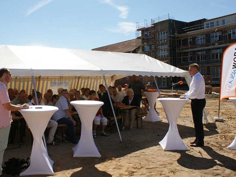 Neuwoba Grundsteinlegung Mühlenholz - Bild 2