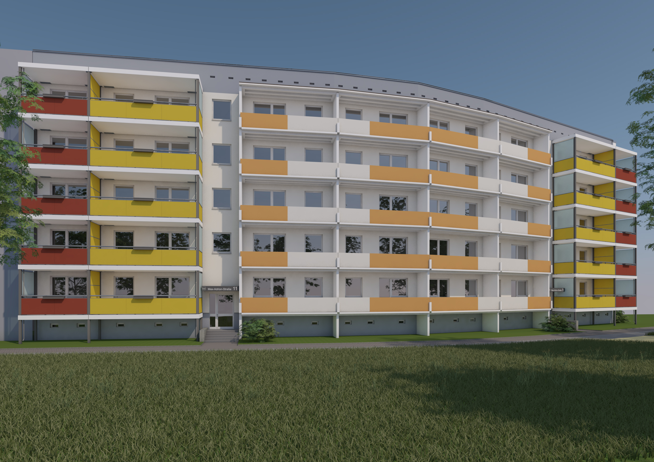 3 Raum Wohnung in Neubrandenburg, Max-Adrion-Str.