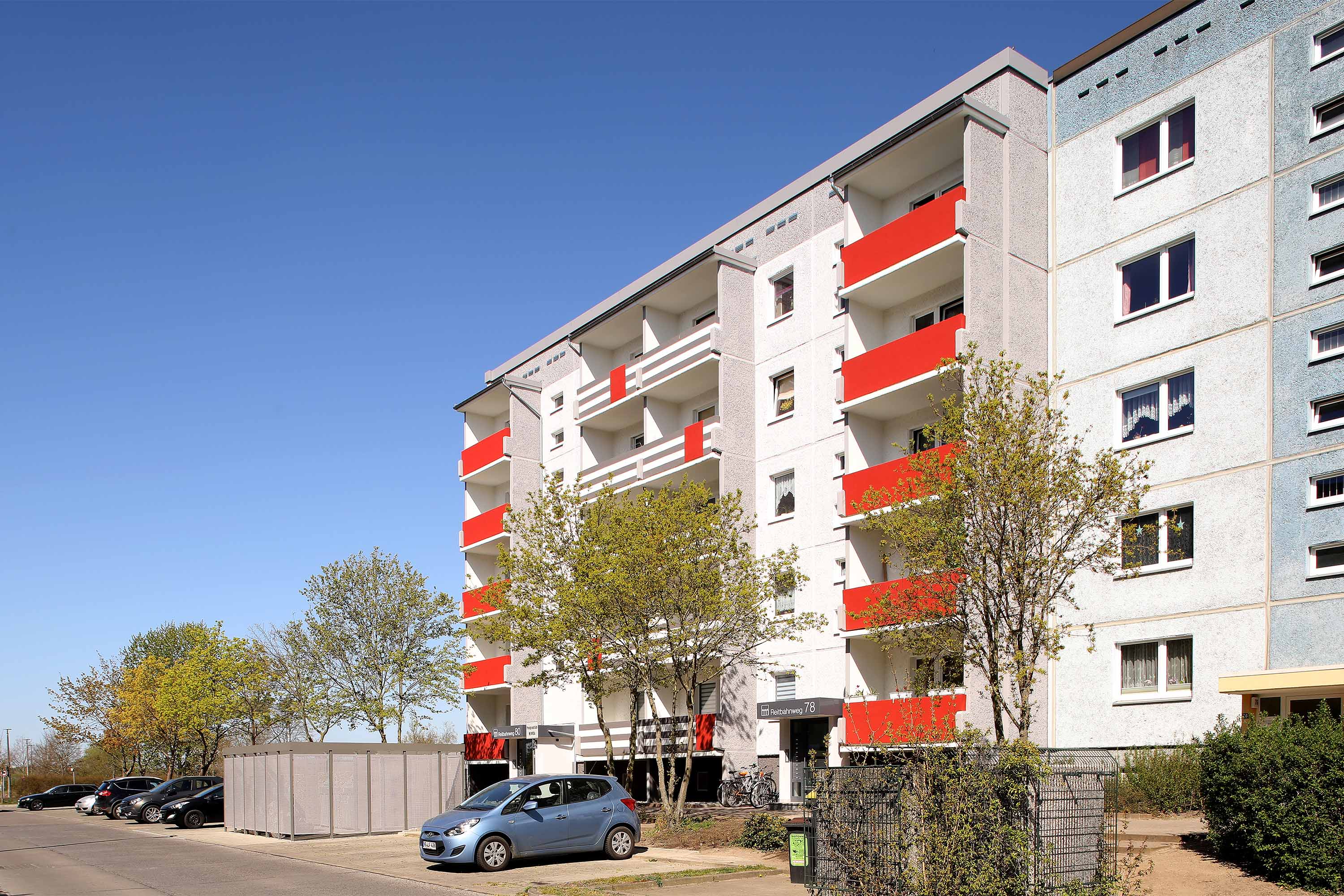 2 Raum Wohnung in Neubrandenburg, Reitbahnweg