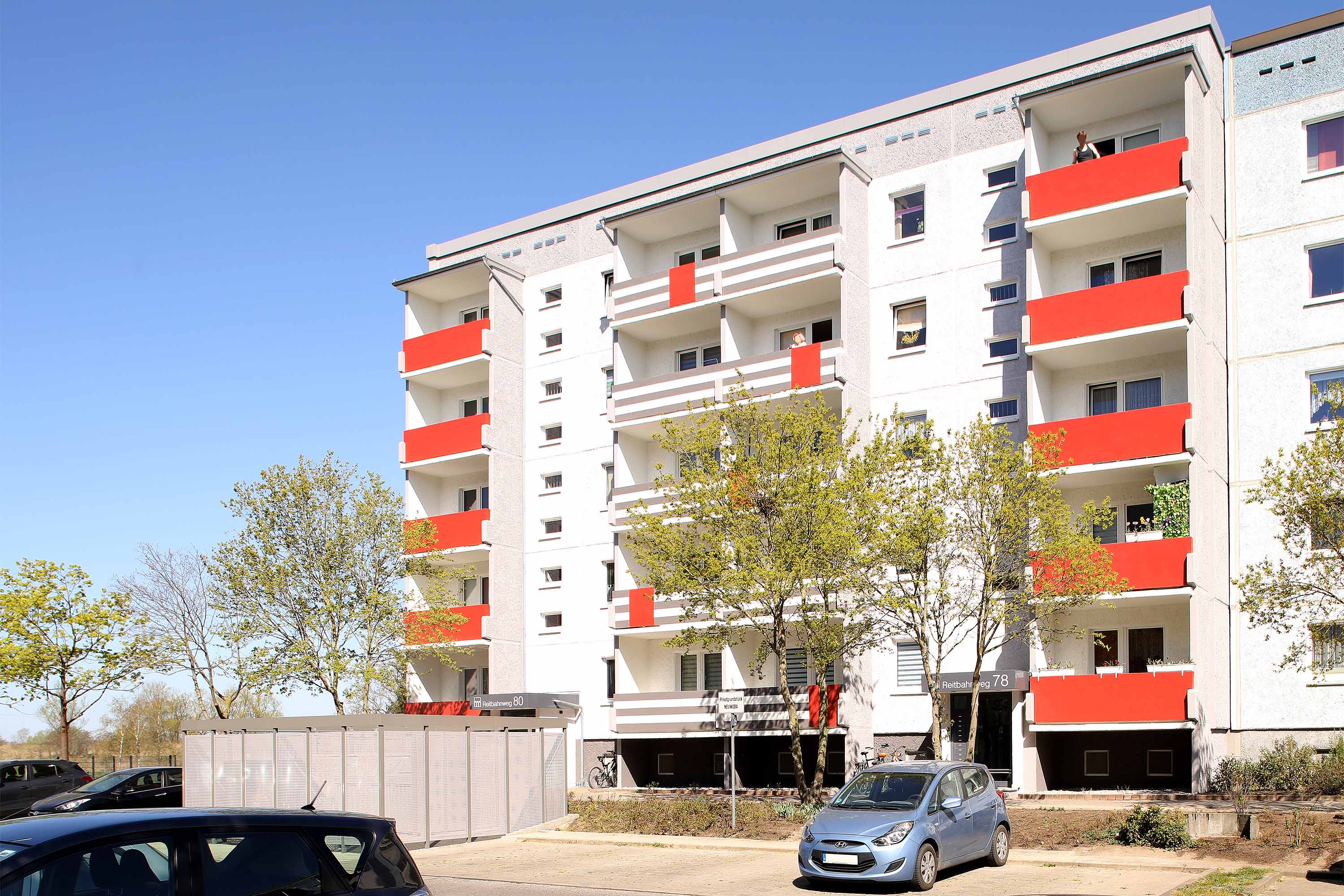 2 Raum Wohnung in Neubrandenburg, Reitbahnweg