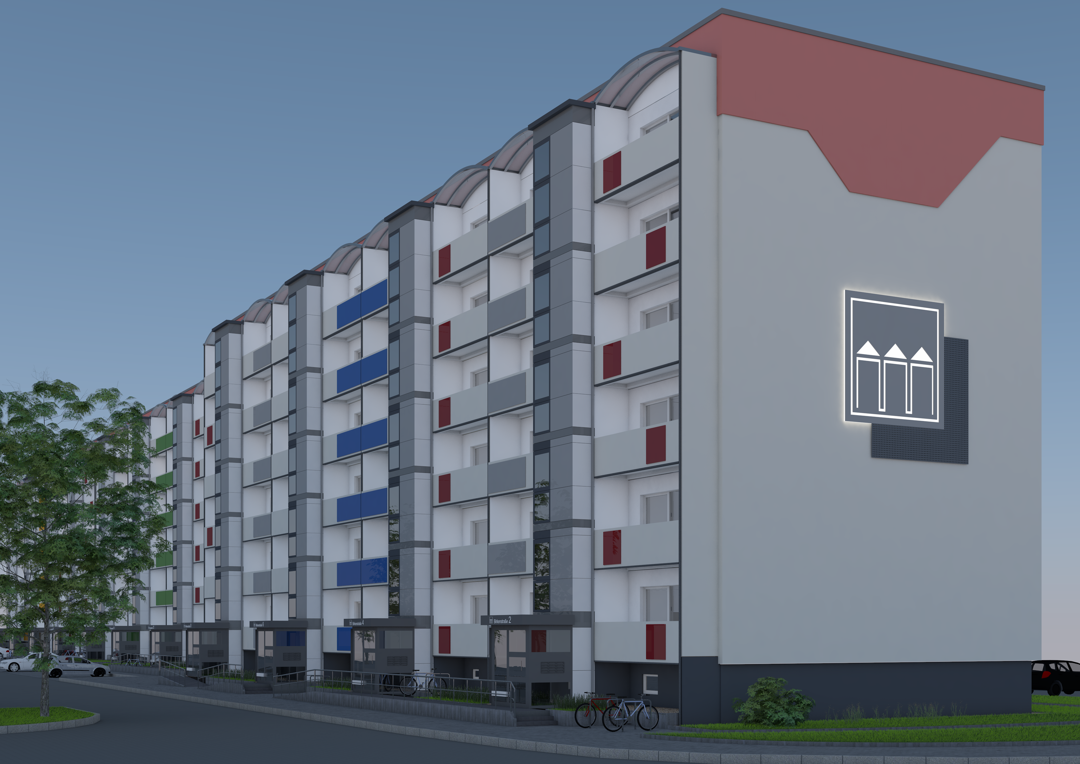 3 Raum Wohnung in Neubrandenburg, Birkenstr.