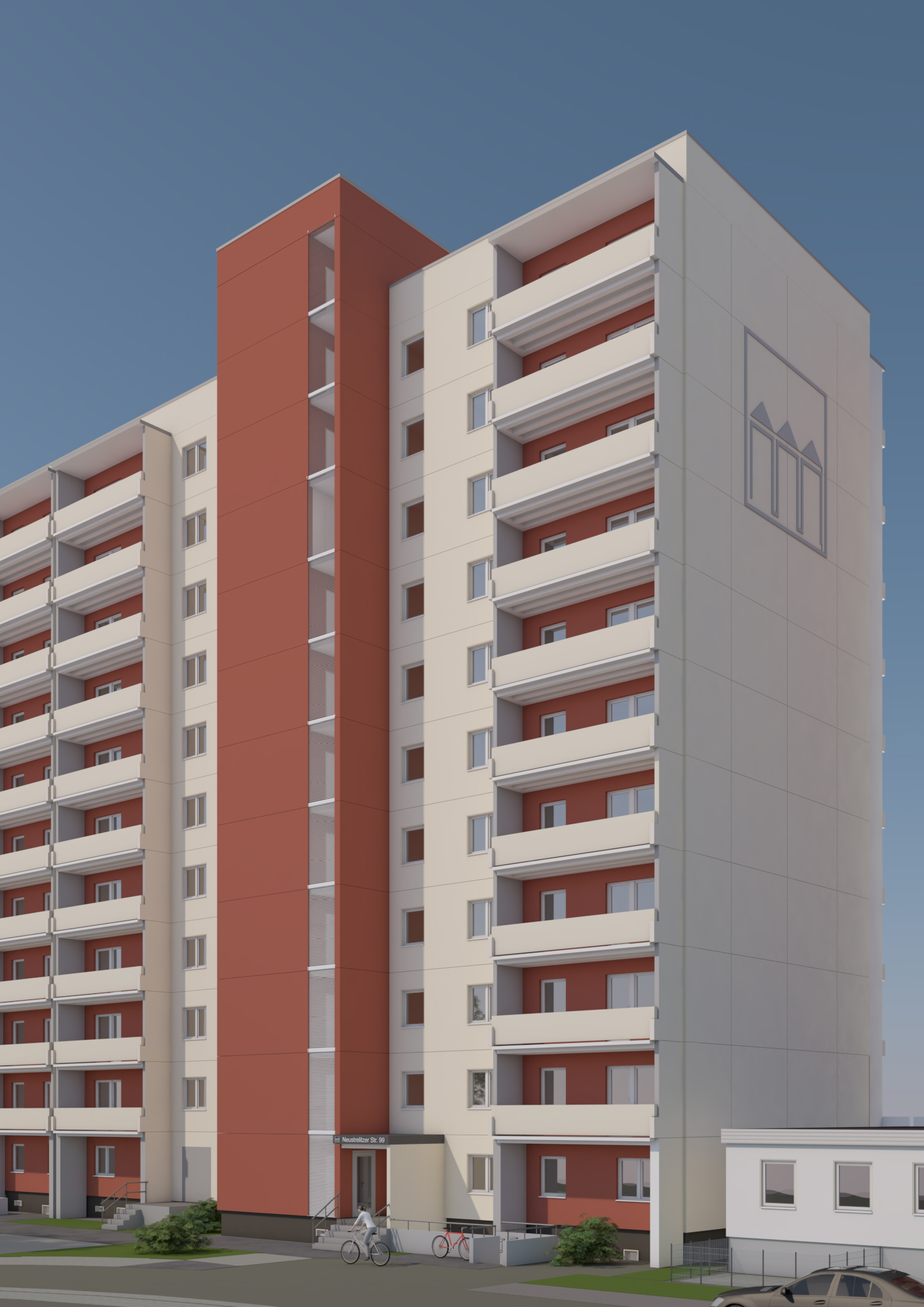 3 Raum Wohnung in Neubrandenburg, Neustrelitzer Str.