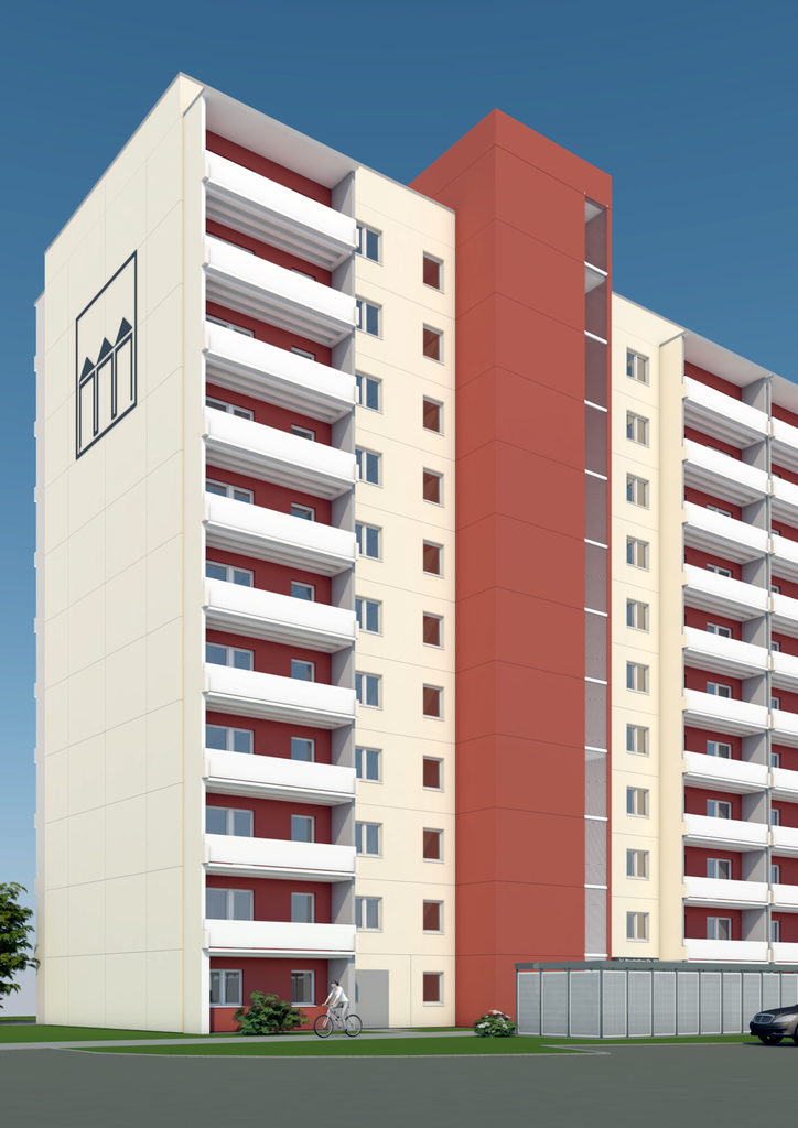 3 Raum Wohnung in Neubrandenburg, Neustrelitzer Str.